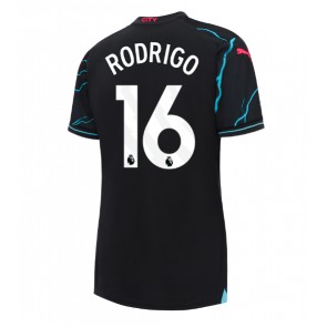 Manchester City Rodri Hernandez #16 Tredjetröja Dam 2023-24 Kortärmad